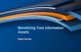 Monetizing Your Information Assets - eSPap · What is the primary way your organization is monetizing its data today? Measured ... Economical Is the idea something that will generate