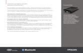 Technical data sheet - Oticon · Audio/music from a Bluetooth-connected mobile phone, ... Technical data sheet ... 80% capacity left after 720 charge/re-charge cycles