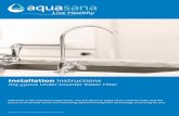 Installation Instructions - Aquasanacdn.aquasana.com/assets/AQ-5300A_Install.pdfInstallation Instructions ... ˇ mm. ” ˜ ˇ ˘ Depth to ... the dealer you purchased from.