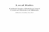 Local Rules - United States District Court Complete...CRIMINAL CASES ... These Rules are known as the Local Rules of United States District Court for the ... Sending a document or