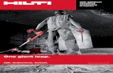 One giant leap. - Hilti Australia SAFEset chemical anchoring for engineers Hilti SAFEset chemical anchoring for engineers Applications • Post-installed rebar connections for
