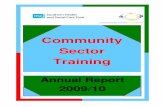 Community Sector Training - Southern Health and …. Community Sector Training Team ... This report provides a summary of the Community Sector Training (CST) ... offering the community