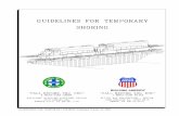 GUIDELINES FOR TEMPORARY SHORING, - Union …uprr/@customers/@industrial...GUIDELINES FOR TEMPORARY SHORING, Published October 25, 2004 i INDEX SECTION PAGE 1. SCOPE • ... designed