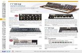 SyntheSIZer mOOg lIttle PhAtty SerIeS AnAlOg … · mOOg lIttle PhAtty SerIeS AnAlOg SyntheSIZerS This 2-oscillator, 100% analog synthesizer packs the classic Moog sounds into a compact