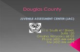 The Douglas County Juvenile Assessment Center (JAC) is ... · Youth Level of Service/Case Management Inventory ... 502 598 365 195 490 267 0 15 74 68 189 245 33 5 ... The DPS is a