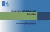 Municipal Natural Assets Initiative - Green Growth … Wayan Votaa What’s new? Then: •Natural assets over-used & under-valued •Valuation a challenge •No structured approach