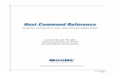 Host Command Reference - 鸣志 - moving in better ways€¦ ·  · 2018-05-03HP - 4th Harmonic Filter Phase ... 920-0002 Rev. J 8 12/2014 Host Command Reference WI ... • Use ST