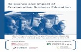 Relevance and Impact of Co-operative Business Education · Relevance and Impact of Co-operative Business Education ... programs at Saint Mary’s University’s Sobey ... the research