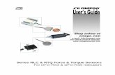 Series RLC & RTQ Force & Torque Sensors - Omega … ·  · 2018-05-04Series RLC & RTQ Force & Torque Sensors For DFG-RS3 & DFG-RS5 Indicators