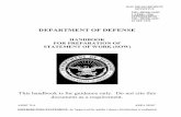 DEPARTMENT OF DEFENSE - Welcome - AcqNotes Do… ·  · 2014-11-18MIL-HDBK-245D ii FOREWORD 1. This handbook is approved for use by all Departments and Agencies of the Department