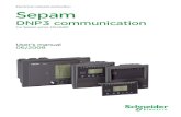 Electrical network protection Sepam - Schneider Electric ·  · 2018-02-14Electrical network protection DNP3 communication User’s manual 06/2008 ... b Data Object Library ... This