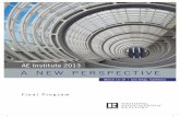 AE Institute 2013 perspective of Contents 4 Registration Hours 4 Special Events 8-9 NAR Pavilion 10 Pre-Institute Events 12-13 RCE@AEI 13 AE Fundamentals Sessions ...