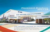 Placement Brochure 2017-18 - The Oxford Educational ... brochure 2014 new...TOCE @ GLANCE The Oxford College of Engineering is one of the most prestigious institutions in Bangalore