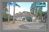 Tanglewood, 194 Burley Road, Bransgore, Christchurch ... · "Tanglewood" is a charming four bedroom chalet style residence occupying attractive grounds with formal gardens and a paddock