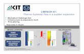LIMTECH A1: Thermo-hydraulic flow in a sudden … – Universität ... for LM Benchmark experiment KIT Direct numerical simulations (DNS)-TUD RANS Simulations KIT-Univ. ... Re H =