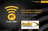 The Latest in Wireless Technology in DMMs - Cole-Parmer · The Latest in Wireless Technology in DMMs CNX Wireless System ... • Do you spend your life climbing up and down ... -