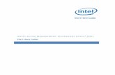 "Intel Active Management Technology - Start Here Guide" · Start Here Guide INTEL® ACTIVE MANAGEMENT TECHNOLOGY (INTEL® AMT) Start Here Guide . CONTENTS 1 Getting Started ...