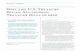 Why the U.S. Treasury Began Auctioning Treasury Bills in …€¦ ·  · 2015-03-03the 1920s resulted in chronic oversubscriptions, ... 32 Why the U.S. Treasury Began Auctioning