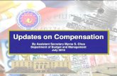 Updates on Compensation - PAGBA · Updates on Compensation ... DBM Joint Circular No. 2014-1. 29 ... CNA Incentive shall be subject to the approval of the