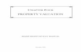 PROPERTY VALUATION - Maine Types of Property Valuation ... value offer to each property owner is fully supported by market information and analysis that is relevant to the property