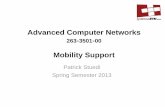 Advanced Computer Networks - Systems Group · Advanced Computer Networks ... - International mobile subscriber identity ... Based on MS and BTS’s periodic measurements of downlink