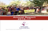 Vikalp Annual Report 2016 -17 English Draft 1vikalpindia.org/wp-content/uploads/2016/09/Vikalp-Annual-Report... · neighborhoods to encourage the maintenance of a ... They create