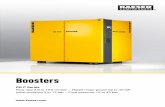 Boosters - KAESER – KAESER all DN series KAESER boosters are powered by IE3 premium efficiency drive motors, they too deliver “More air ... Image: DN C series booster KAESER PET