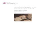 Mineralogical analysis of pan concentrates from …core.ac.uk/download/pdf/9697686.pdfMineralogical analysis of pan ... 2 X-ray diffraction analysis ... Highscore Plus software.