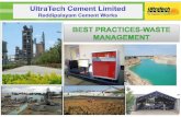 UltraTech Cement, Reddipalayam - GreenCo_Reddipalayam.pdfPanipat Cement Works Dadri Cement Works ... •Lifeline for the textile industry to survive ... Installed shredding machine