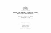 FAMILY SUPPORT FOR CHILDREN WITH DISABILITIES … ·  · 2018-01-252003 Section 1 Chapter F-5.3 FAMILY SUPPORT FOR CHILDREN WITH DISABILITIES ACT 2 WHEREAS the Legislature of Alberta