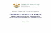 CCAARRBBOONN TTAAXX PPOOLLIICCYY … comments/carbon tax policy paper 2013.pdf · INR Indian rupee IPAP Industrial Policy Action Plan ... US$ American dollar VAT value-added tax WBCSD