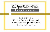 2017 18 Professional Development Brochure Institute is New York City’s leading provider of professional development in college access and ... p10 2 — Foundations ... test scores