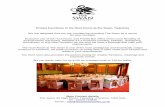 Private Functions in the Hunt Room at the Swan, Tarporley · Private Functions in the Hunt Room at the Swan, Tarporley We are delighted that you are considering choosing The Swan
