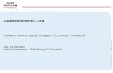 Zusammenarbeit mit China - SL innovativ GmbH - DE · McKinsey-Studie (WIWO Sonderheft China 10/2006): ... CCC regulations etc. Verpflichtende Normen ergeben eine zusätzliche Eben