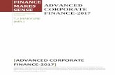 Advanced Corporate Finance-2017 · ADVANCED CORPORATE FINANCE-2017 CHINHOYI UNIVERSITY OF FINANCE ... Granadilla, Blackberry. T.J MABVURE (Mr.) ... (BCG Matrix) SBU