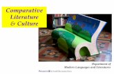 Comparative Literature & Culture - uwo.ca · WLC1030: World Literatures & Cultures - East to West to North to South COMPARATIVE LITERATURE AND CULTURE CLC 2104A: International Children’s