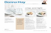 sundayterritorian.com.au FOOD SUNDAY Donna Hay · Donna Hay donnahay.com.au Do you have a recipe you would like to share with our readers? Email it to sunday@ntnews.com.au sundayterritorian.com.au