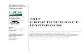 2017 Crop Insurance Handbook (CIH) - Risk Management 2017 Crop Insurance Handbook NUMBER: FCIC 18010 EFFECTIVE DATE: 2017 and Succeeding Crop Years ISSUE DATE: June 30, 2016 ... 245.