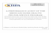 A PERFORMANCE AUDIT OF THE A PERFORMANCE AUDIT OF THE …€¦ ·  · 2012-02-06FEEFEE- ---FORFORFOR- ---SERVICE PROGRAMSERVICE PROGRAMSERVICE PROGRAM ... A Performance Audit of