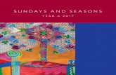SUNDAYS AND SEASONS - Augsburg Fortress and...9 INTRODUCTION Welcome to the 2017 edition With this edition of Sundays and Seasons we begin another three-year lectionary cycle. Maybe