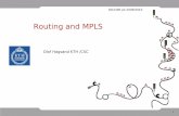 Routing and MPLS - KTH and MPLS Olof Hagsand KTH ... •Lecture slides and lecture notes (on web) •Reference –JunOS Cookbook: Chapter 14. 3 ... •The generalized form of MPLS: