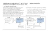 Dubious Scholarship in Full Colour - Deep Climate · Dubious Scholarship in Full Colour ... This report examines the antecedents of a recent paper by George Mason ... including a