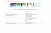D2.2 D2.4 Final report on networking activities - Epic2020 · D2.2 – D2.4 Final report on networking activities ... Table of content ... of the “technical” WPs of EPI2020, ...