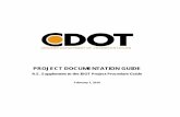 PROJECT DOCUMENTATION GUIDE - CDOT QC/QAcdotqcqa.com/Required_print_forms/2010 0201 GEN CDOT PDG.pdf · PROJECT DOCUMENTATION GUIDE R.E. Supplement to the IDOT Project Procedure Guide