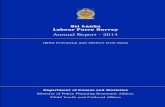 Sri Lanka Labour Force Survey Report_2014...Labour Force Survey - Annual Report 2014 Sri Lanka Labour Force Survey Annual Report - 2014 (With Provincial and District level data) Department