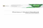 Pharmacy 2 Student Handbook - University of Otago · PHCY 254/255 PHYSICAL PHARMACY A and B Sinko, P. (2006) Martin’s Physical Pharmacy and Pharmaceutical Sciences, 5th edn, Lippincott,