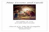 Nine Lessons and Carols - stjohnselora.ca 18 2016 Nine Lessons and Carols.pdf · Nine Lessons and Carols ... We shall see him, but in heaven, Set at God’s right hand on high; ...