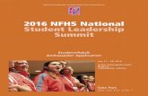 2016 NFHS National Student Leadership Summit - …khsaa.org/sportsmanship/nslsstudentapplication.pdftoday’s students in education-based ... all other expenses: hotel room, materi-als,