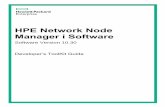 HPE Network Node Manager i Software · NNMi offers many WS-I compliant web services for reading, and updating the NNMi topology as well as related services for SNMP operations, ...