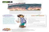 FEMA Tornadoes Fact Sheet. Which of the following weather signs mean a tornado may be approaching? a. A dark or green-colored sky. b. ... FEMA Tornadoes Fact Sheet Author: FEMA/CarrotNewYork